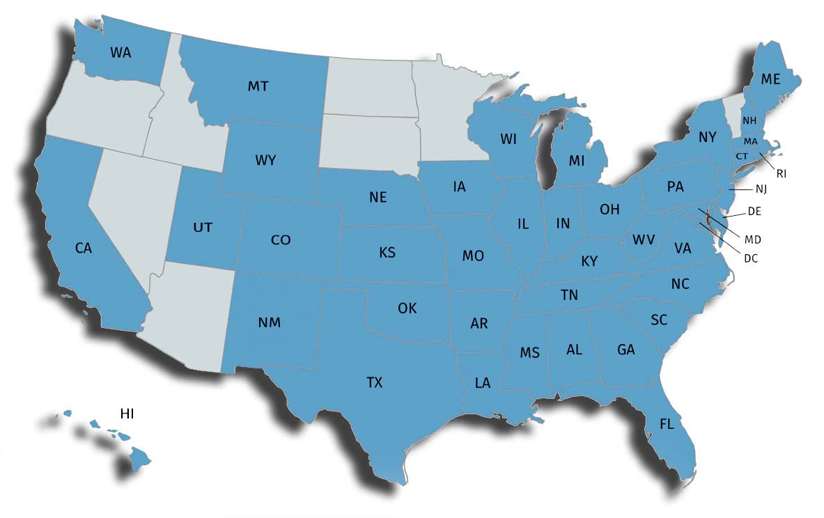 Where We Lend Map